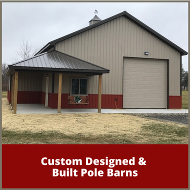 Click here to learn more about our custom pole barn design and build services.