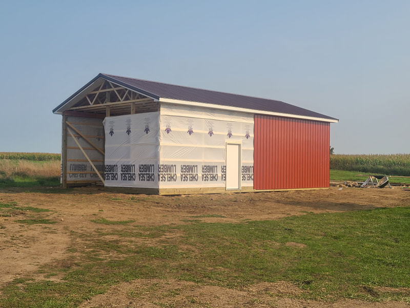 Gallery #26: 24'x40'x12' pole barn.