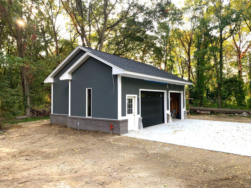 Gallery #19: 24'x32' stick built garage.