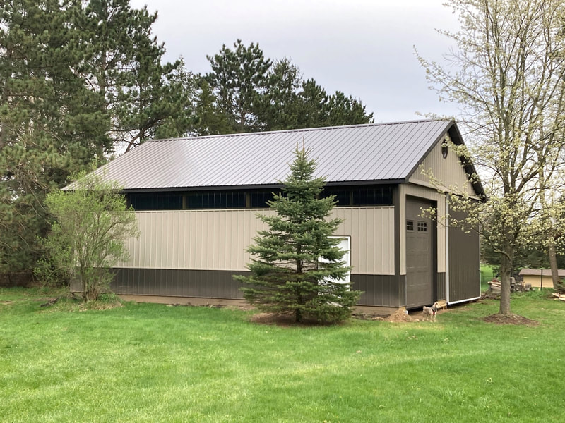 Gallery #25: 30'x40'x12' pole barn.