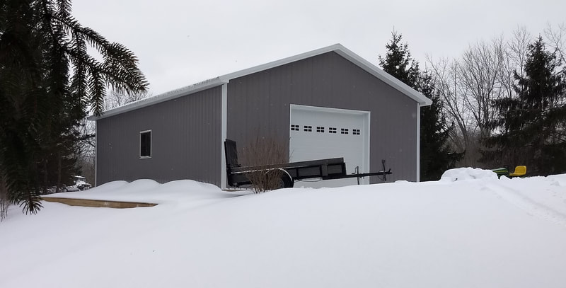 Gallery #12: 30'x40'x12' pole barn.