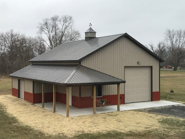 Gallery #3: 32'x40'x14' with lean-to pole barn.