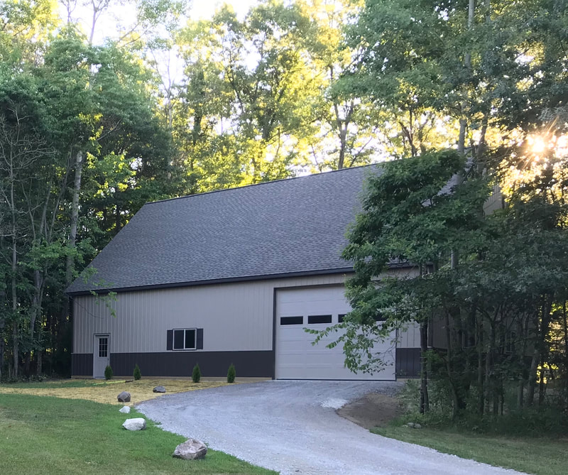Gallery #14: 40'x56'x14' with attic pole barn. 