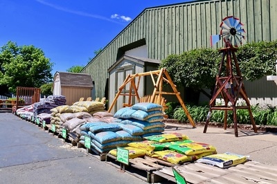 Garden soil and supplies