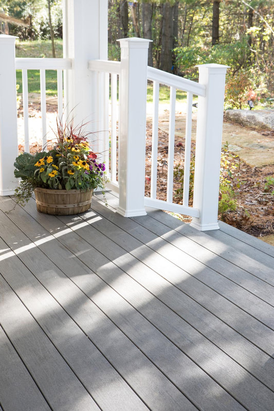 TimberTech Pro decking in Silver Maple - Terrain Collection