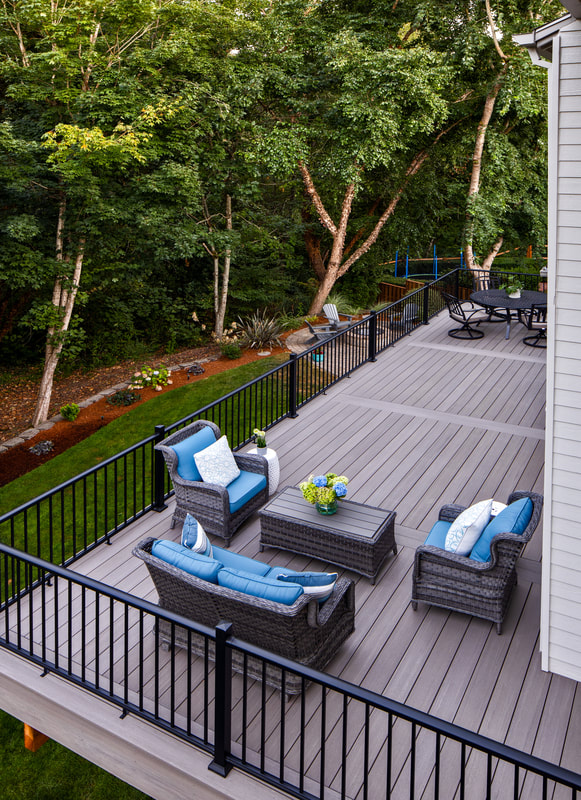 FiberOn Decking, Promenade Collection in Shaded Cay