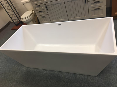Fleurco freestanding soaking tub