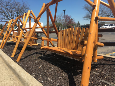 Moon Valley Log Furniture, swing