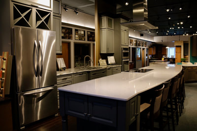 Kraftmaid Vantage cabinetry for large family kitchen