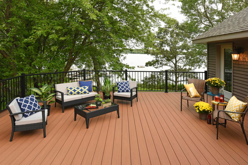 TimberTech AZEK decking in Cypress - Vintage Collection