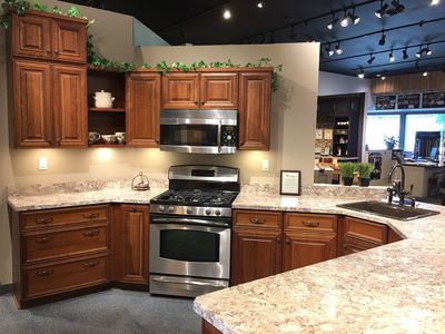 Woodharbor Breeze semi-custom kitchen cabinetry