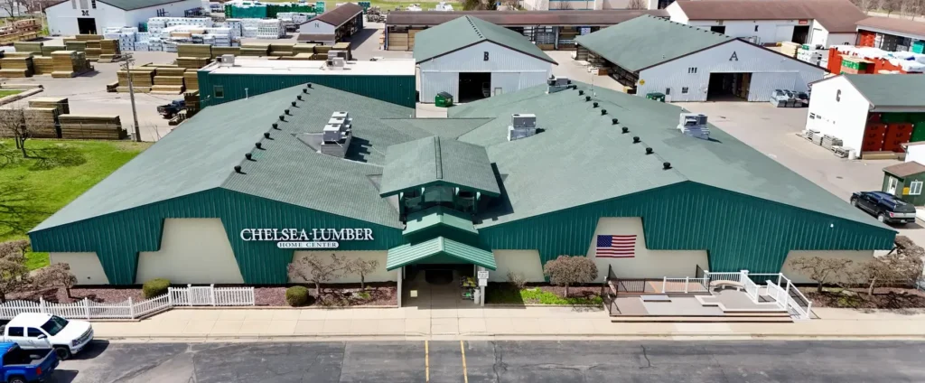 Chelsea Lumber Yard is one of the largest near Ann Arbor Michigan and surrounding areas