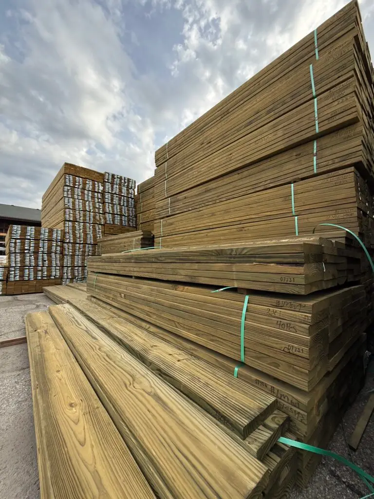 Treated Lumber in Michigan's largest lumber yard